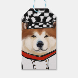 ETIQUETA PARA PRESENTE AKITA