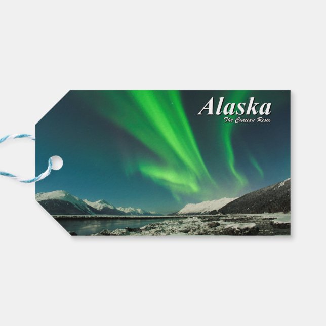 Etiqueta Para Presente Alaska A Cortina Sobe (Verso Horizontal)