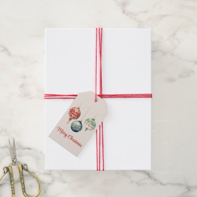 Etiqueta Para Presente Alegria Austríaca | Feliz Natal | Nome personaliza (Com cordão)