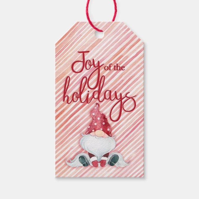 Etiqueta Para Presente Alegria dos Feriados (Frente)