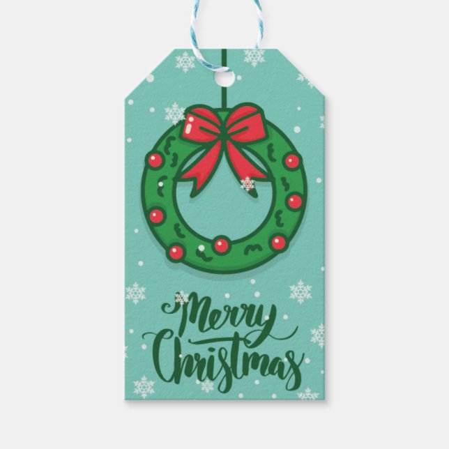 Etiqueta Para Presente Alegria Festiva (Frente)