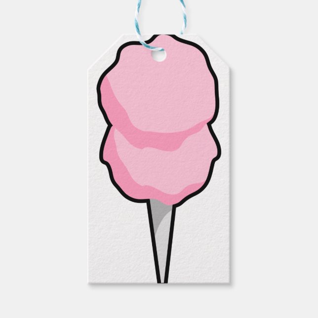 Etiqueta Para Presente Algodão doce (Frente)