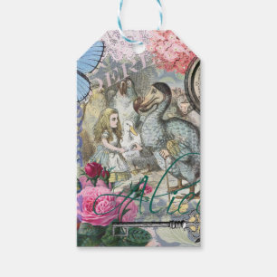 Etiqueta Para Presente Alice Classic Wonderland Dodo Arte Tenniel
