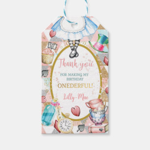 Etiqueta Para Presente Alice wonderland mad hatter chá favorito