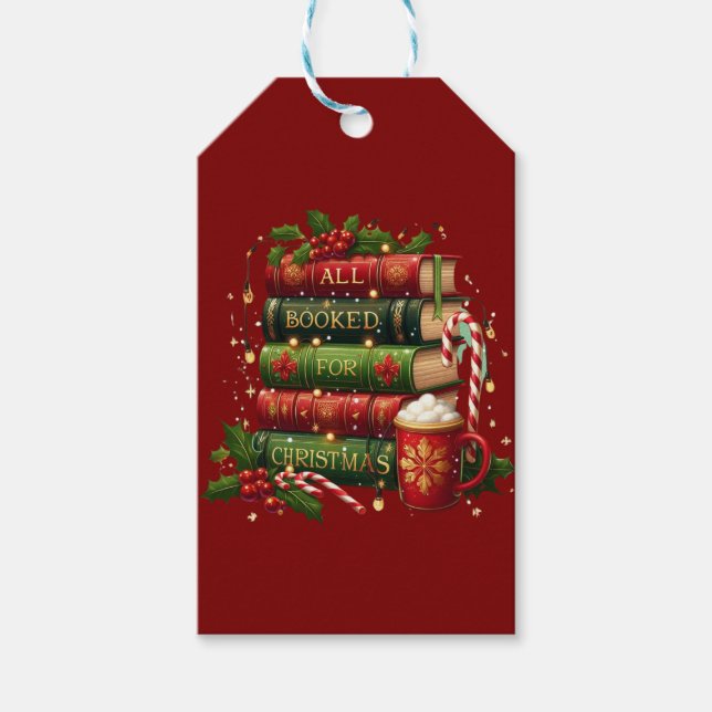 Etiqueta Para Presente All booked for Christmas (Frente)