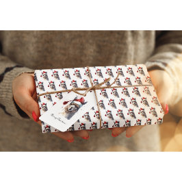 Etiqueta Para Presente Alpaca de Natal bonito, personalizado