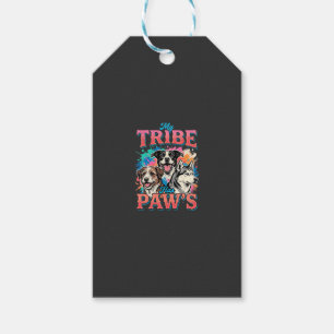 Etiqueta Para Presente Amante de Cachorro Minha Tribo Tem Patas