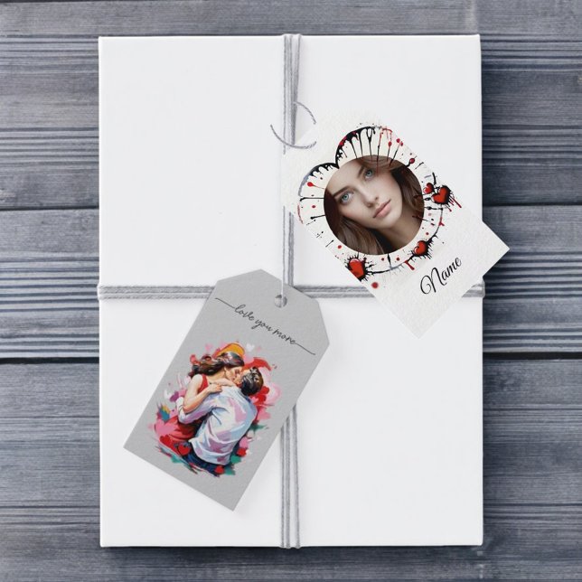 Etiqueta Para Presente amantes da placa de Férias Soft (Criador carregado)