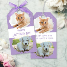 Amantes de Animais Fofos Personalizado Duas Fotos 