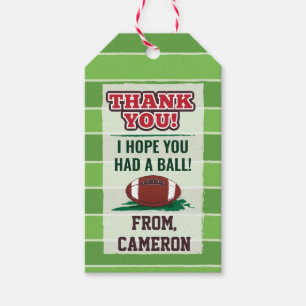 Etiqueta Para Presente American Football Kids ou Aniversário Adulto