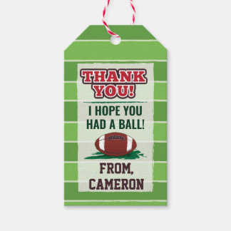 Etiqueta Para Presente American Football Kids ou Aniversário Adulto