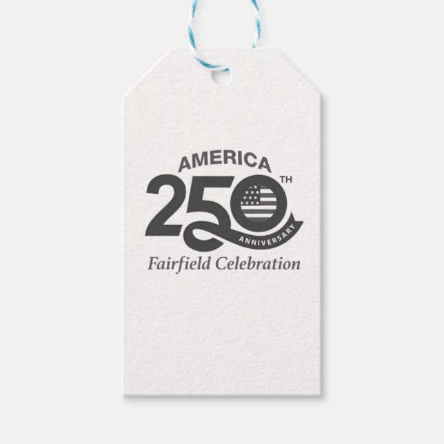 Etiqueta Para Presente America's 250th Anniversary Fairfield Celebration  (Frente)
