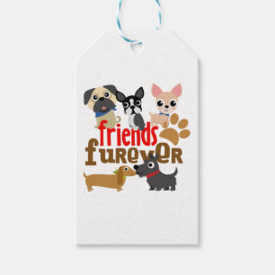 Etiqueta Para Presente Amigos Cães Futuros Cachorros
