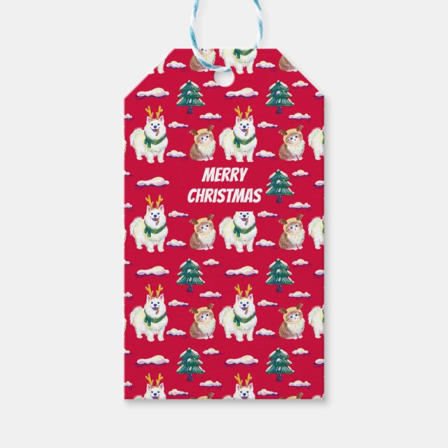 Etiqueta Para Presente Amigos do Xmas (Frente)