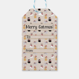 Etiqueta Para Presente Amo meus gatos