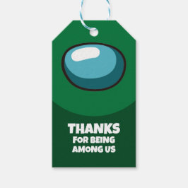 Etiqueta Para Presente Among Stars Favor Tag for Birthday Party Impostor