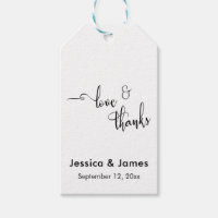 Amor & Agradecimento Casamento Personalizado