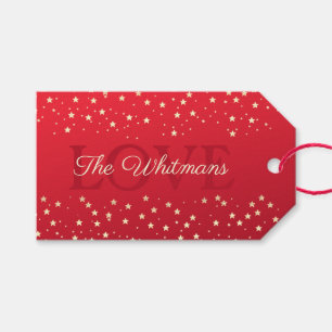 Etiqueta Para Presente Amor da família do dia dos namorados