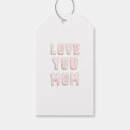 Etiqueta Para Presente Amor Rosa Você Mãe Dia das Mães