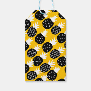 Etiqueta Para Presente Ananás preto