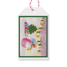 Angel em Woods etiqueta de presente