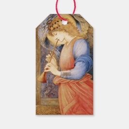 Etiqueta Para Presente Angel Playing a Flageolet (por Edward Burne-Jones)