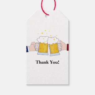 Etiqueta Para Presente animações, cervejas, obrigado de cerveja, sua et