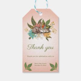 Etiqueta Para Presente Animal da Floresta Mágica de Cachorro