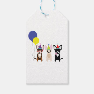 Etiqueta Para Presente aniversário-chihuahuas-stelieandco