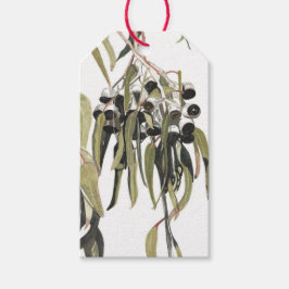 Etiqueta Para Presente Aniversário da Aquarela Australiana