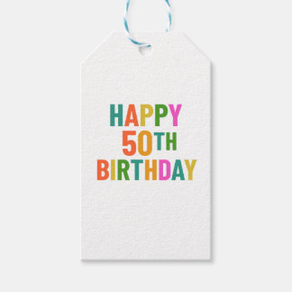 Etiqueta Para Presente Aniversário de 50 anos