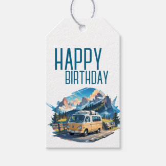 Etiqueta Para Presente Aniversário de Acampante