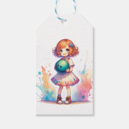 Etiqueta Para Presente Aniversário de anime da boliche