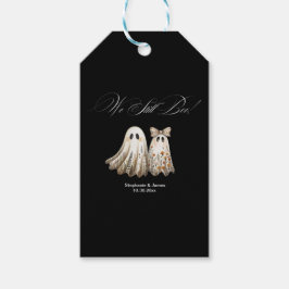 Etiqueta Para Presente Aniversário de Casamento Cute Halloween-Themed