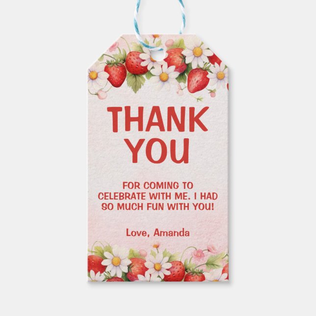 Etiqueta Para Presente Aniversário de Um Ano Muito Doce (Frente)