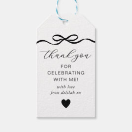 Etiqueta Para Presente Aniversário do arco