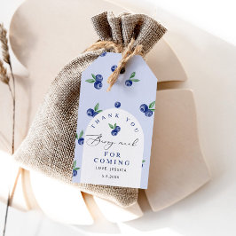 Etiqueta Para Presente Aniversário doce de mirtilo