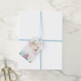 Etiqueta Para Presente Aniversário Moderno