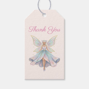 Etiqueta Para Presente Anjo Mágico Fada Cores Pastel Agradecida