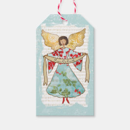 Etiqueta Para Presente Anjo Natal Personalizado