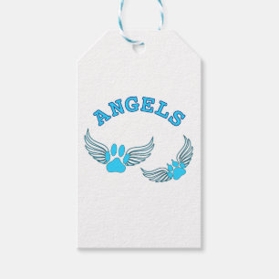 Etiqueta Para Presente Anjo Pet Pws De Azul