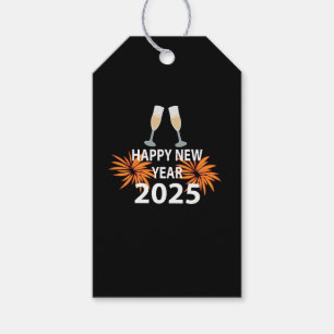 Etiqueta Para Presente Ano Novo 2025 Feliz Ano Novo