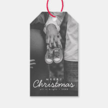 Anúncio de Gravidez com Foto no Natal