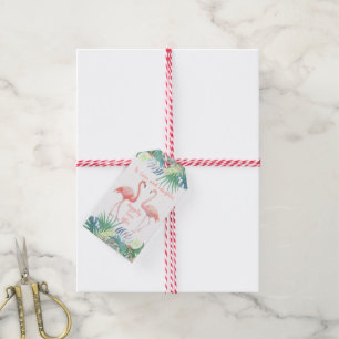 Etiqueta Para Presente Ao riso do amor feliz sempre em seguida. Flamingo