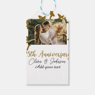 Etiqueta Para Presente Apelido de casamento Aniversário adiciona nome ano