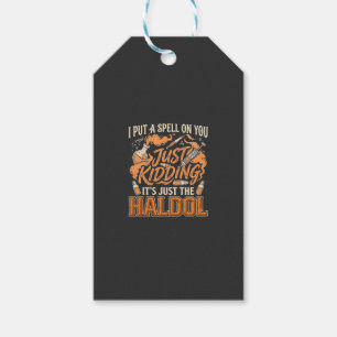 Etiqueta Para Presente Apenas Brincando Haldol Halloween Frasco de Poção