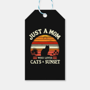 Etiqueta Para Presente Apenas uma mãe que ama gatos