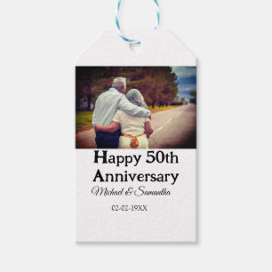 Etiqueta Para Presente aplausos para o aniversário de 50 anos adicionar n