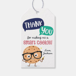 Etiqueta Para Presente Apreciação do Professor Smart Cookie Obrigado