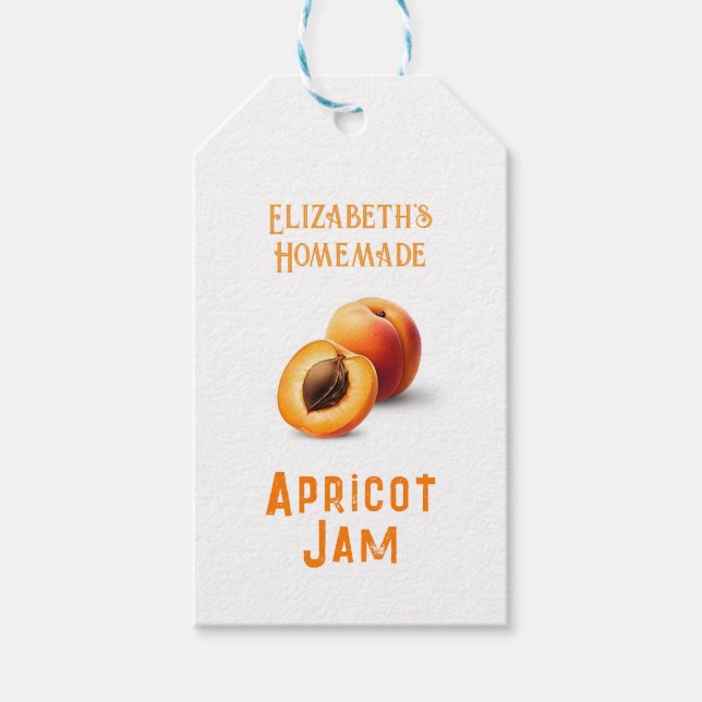 Etiqueta Para Presente Apricot Jam (Frente)